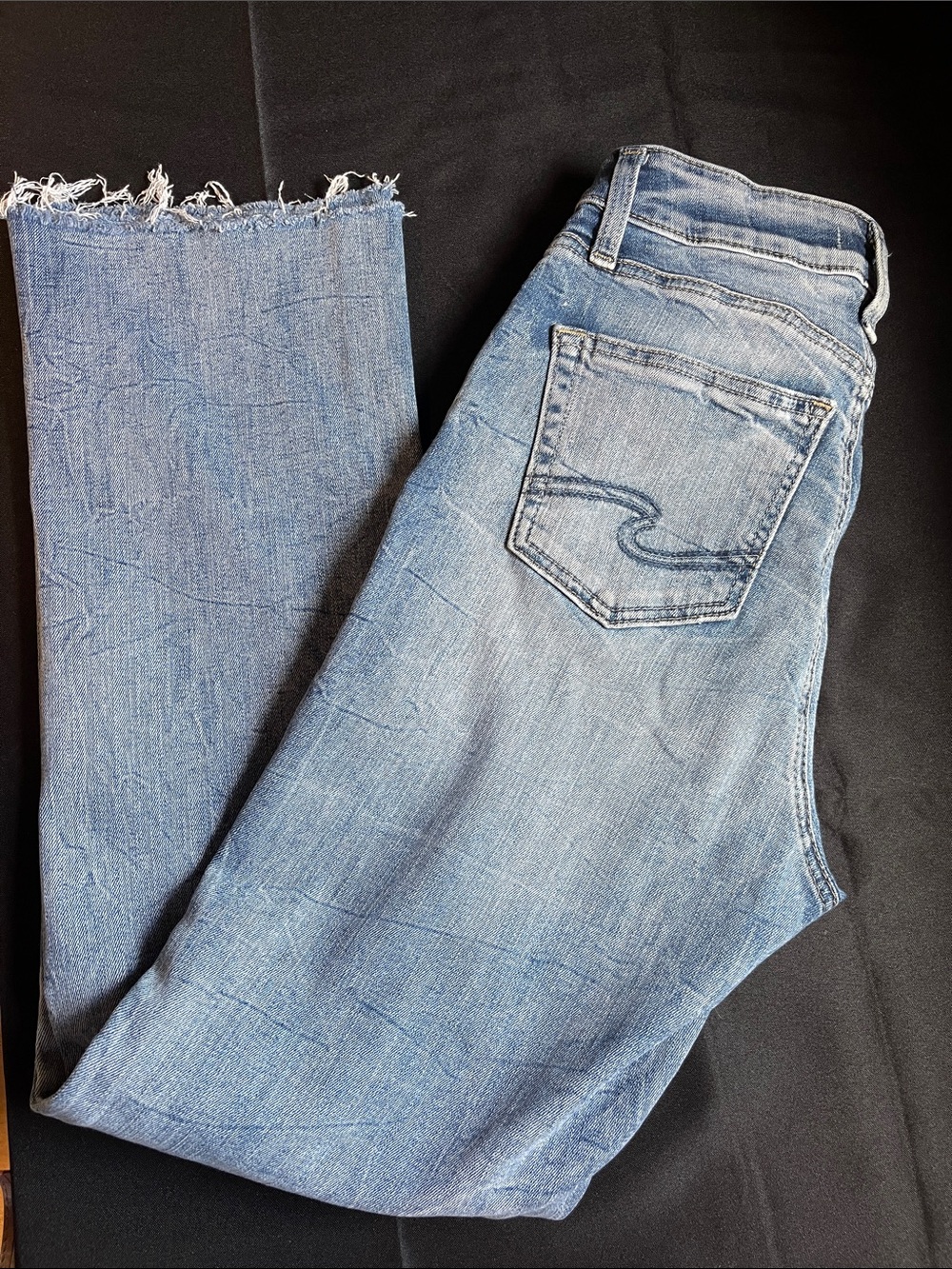 Silver jeans Avery slim boot 29 Raw Hem